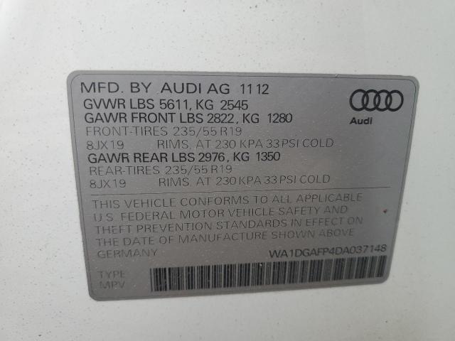 Photo 12 VIN: WA1DGAFP4DA037148 - AUDI Q5 PREMIUM 