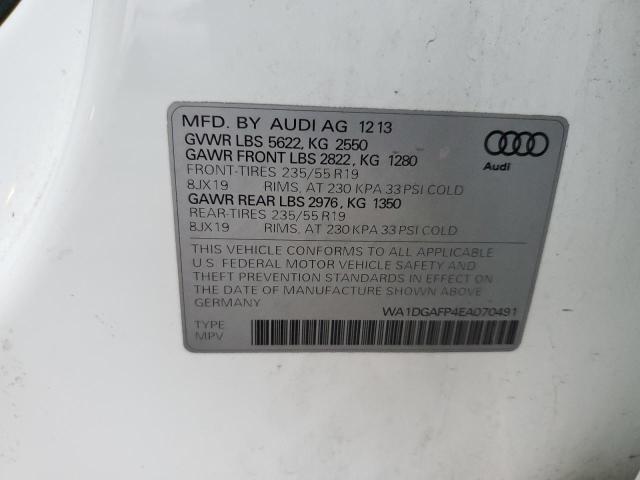 Photo 11 VIN: WA1DGAFP4EA070491 - AUDI Q5 PREMIUM 