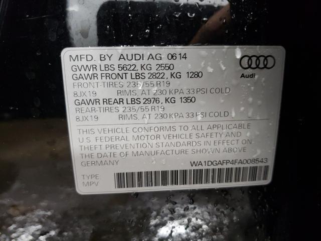 Photo 9 VIN: WA1DGAFP4FA008543 - AUDI Q5 PREMIUM 