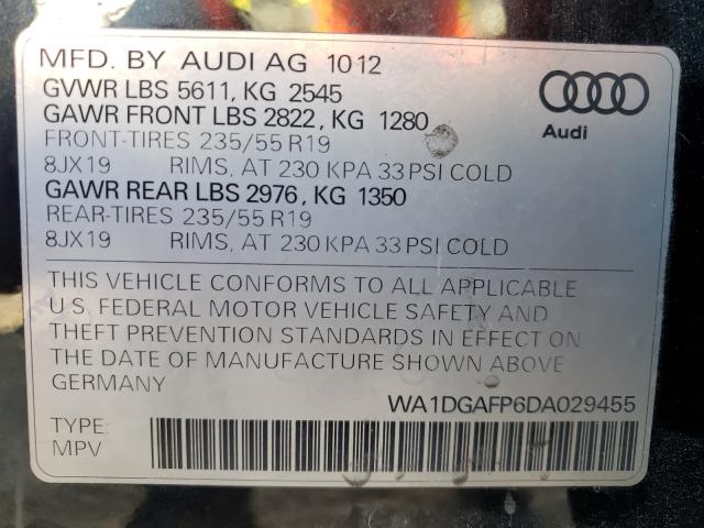 Photo 9 VIN: WA1DGAFP6DA029455 - AUDI Q5 