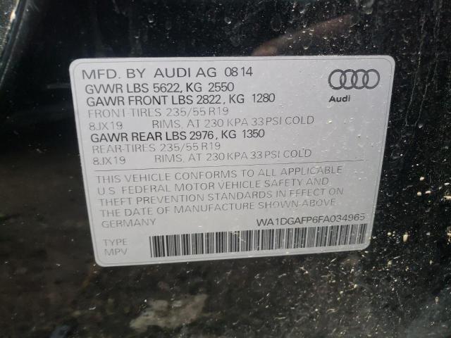 Photo 9 VIN: WA1DGAFP6FA034965 - AUDI Q5 PREMIUM 