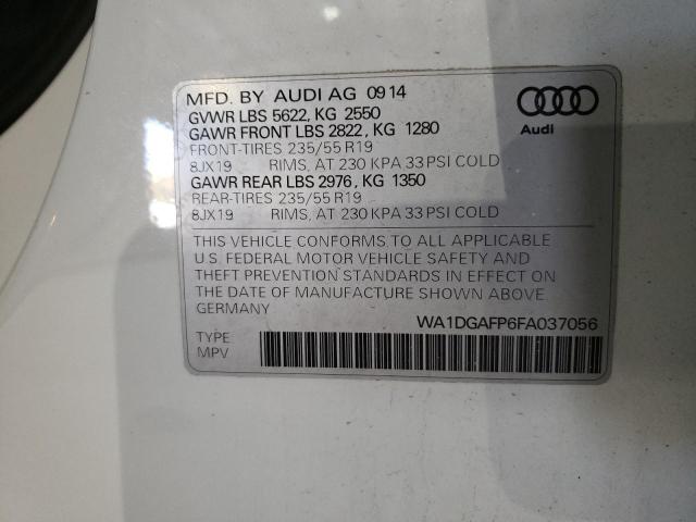 Photo 9 VIN: WA1DGAFP6FA037056 - AUDI Q5 PREMIUM 