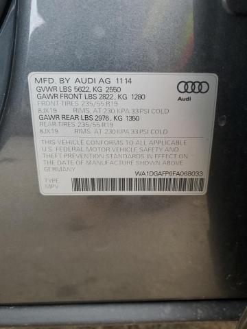 Photo 12 VIN: WA1DGAFP6FA068033 - AUDI Q5 PREMIUM 