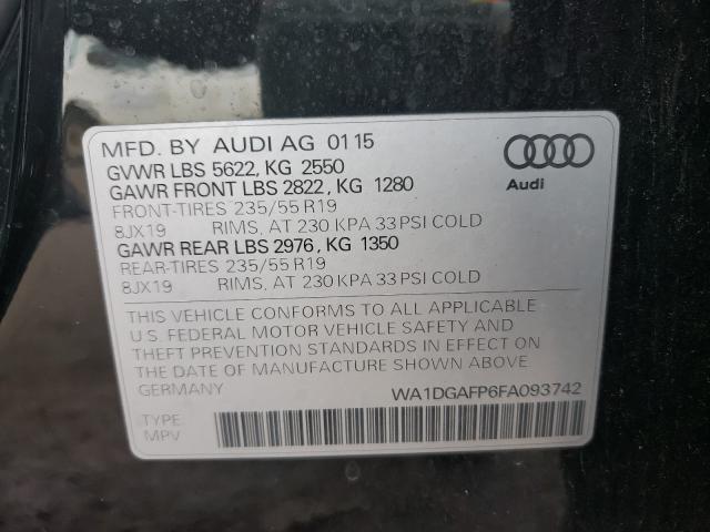 Photo 9 VIN: WA1DGAFP6FA093742 - AUDI Q5 PREMIUM 