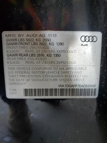 Photo 11 VIN: WA1DGAFP7EA059968 - AUDI Q5 PREMIUM 