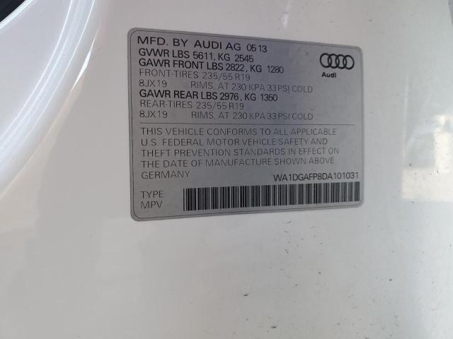 Photo 11 VIN: WA1DGAFP8DA101031 - AUDI Q5 