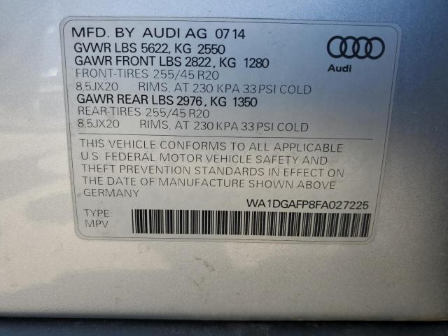 Photo 12 VIN: WA1DGAFP8FA027225 - AUDI Q5 