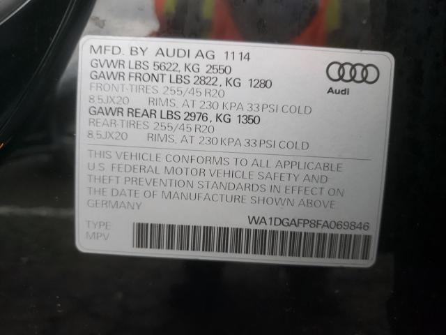 Photo 9 VIN: WA1DGAFP8FA069846 - AUDI Q5 PREMIUM 