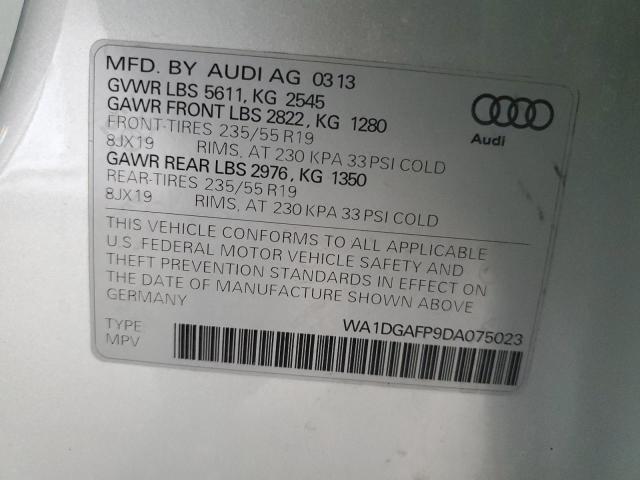 Photo 13 VIN: WA1DGAFP9DA075023 - AUDI Q5 PREMIUM 