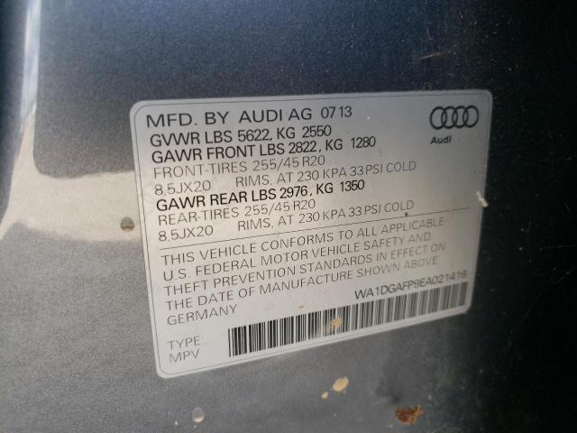 Photo 9 VIN: WA1DGAFP9EA021416 - AUDI Q5 PREMIUM 