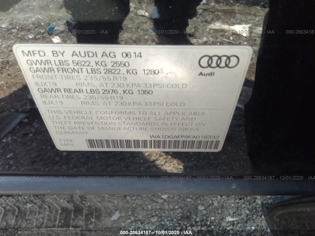 Photo 8 VIN: WA1DGAFP9FA016332 - AUDI Q5 