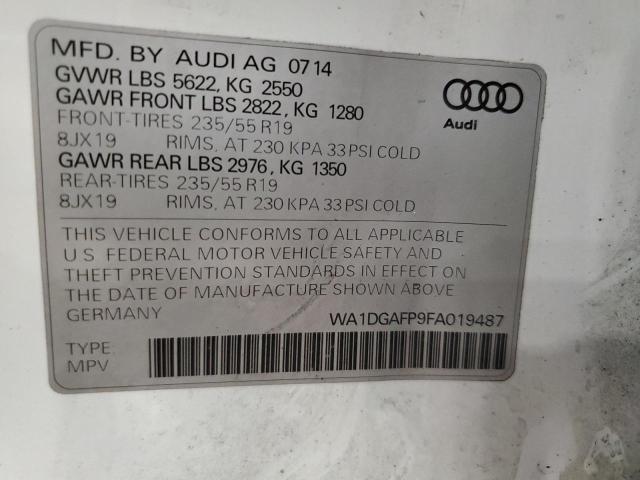 Photo 13 VIN: WA1DGAFP9FA019487 - AUDI Q5 PREMIUM 