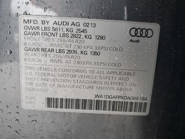 Photo 12 VIN: WA1DGAFPXDA066184 - AUDI Q5 