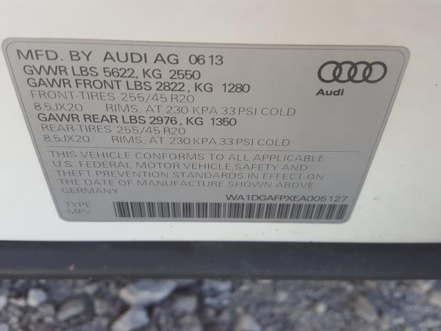 Photo 9 VIN: WA1DGAFPXEA005127 - AUDI Q5 PREMIUM 