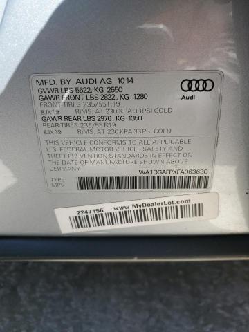 Photo 12 VIN: WA1DGAFPXFA063630 - AUDI Q5 