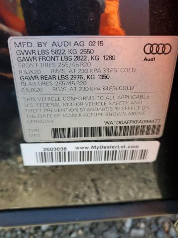 Photo 11 VIN: WA1DGAFPXFA099477 - AUDI Q5 PREMIUM 