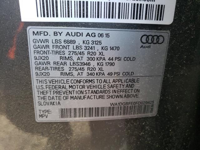 Photo 9 VIN: WA1DGBFE0FD029425 - AUDI Q7 PRESTIG 