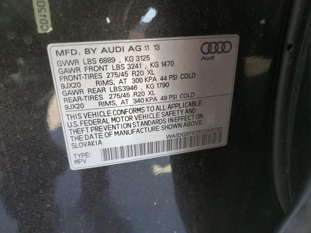 Photo 9 VIN: WA1DGBFE2ED009790 - AUDI Q7 