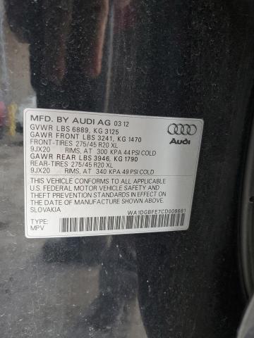 Photo 11 VIN: WA1DGBFE7CD008681 - AUDI Q7 PRESTIG 