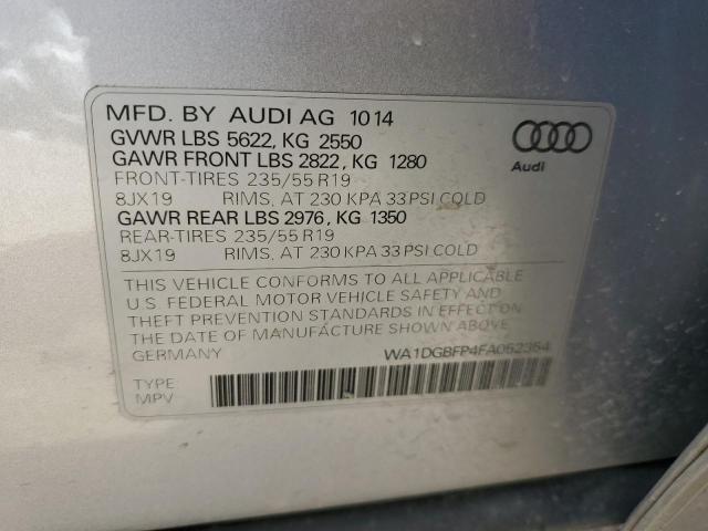 Photo 12 VIN: WA1DGBFP4FA052354 - AUDI Q5 PREMIUM 