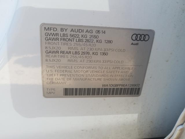 Photo 9 VIN: WA1DGBFP8EA128902 - AUDI Q5 PREMIUM 