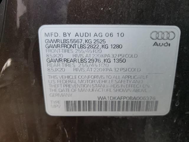 Photo 9 VIN: WA1DKAFP0BA006376 - AUDI Q5 PREMIUM 