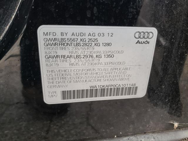 Photo 12 VIN: WA1DKAFP0CA101148 - AUDI Q5 PREMIUM 