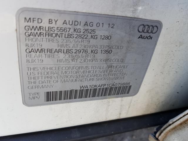 Photo 9 VIN: WA1DKAFP1CA079886 - AUDI Q5 PREMIUM 