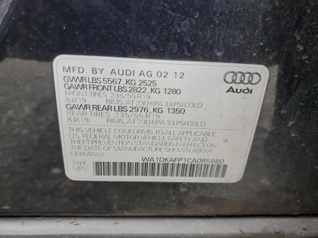 Photo 12 VIN: WA1DKAFP1CA085980 - AUDI Q5 