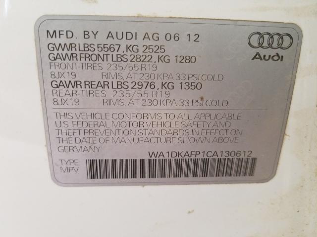 Photo 9 VIN: WA1DKAFP1CA130612 - AUDI Q5 PREMIUM 