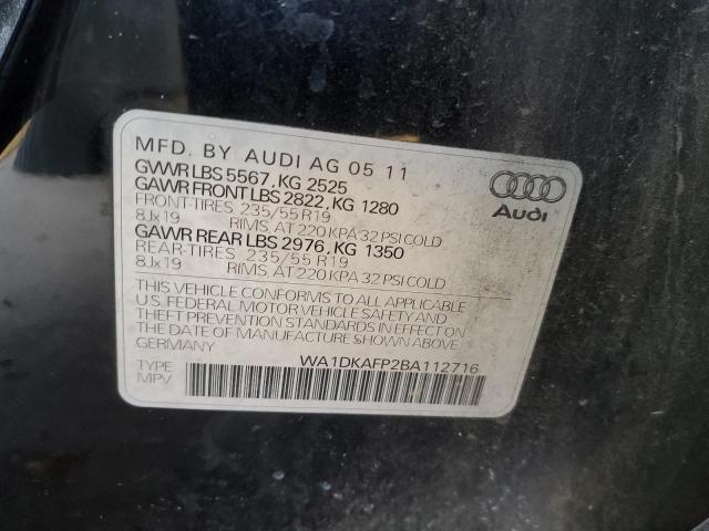 Photo 11 VIN: WA1DKAFP2BA112716 - AUDI Q5 