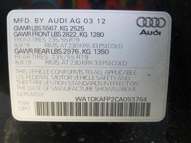 Photo 9 VIN: WA1DKAFP2CA093764 - AUDI Q5 PREMIUM 