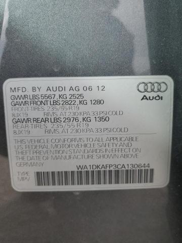 Photo 12 VIN: WA1DKAFP3CA130644 - AUDI Q5 PREMIUM 