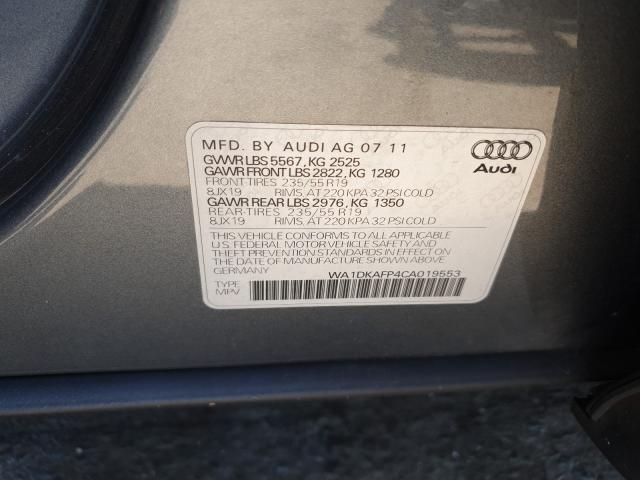 Photo 9 VIN: WA1DKAFP4CA019553 - AUDI Q5 PREMIUM 