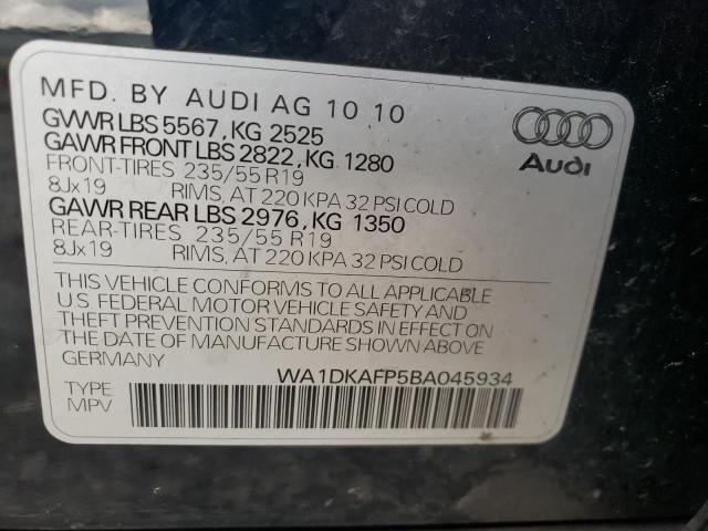 Photo 9 VIN: WA1DKAFP5BA045934 - AUDI Q5 PREMIUM 