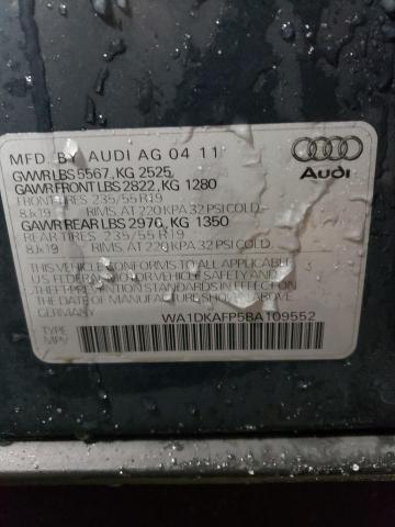 Photo 9 VIN: WA1DKAFP5BA109552 - AUDI Q5 