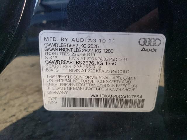 Photo 9 VIN: WA1DKAFP5CA047894 - AUDI Q5 