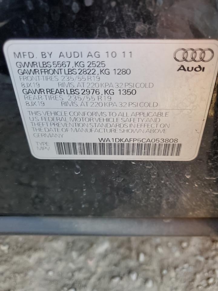 Photo 11 VIN: WA1DKAFP5CA053808 - AUDI Q5 