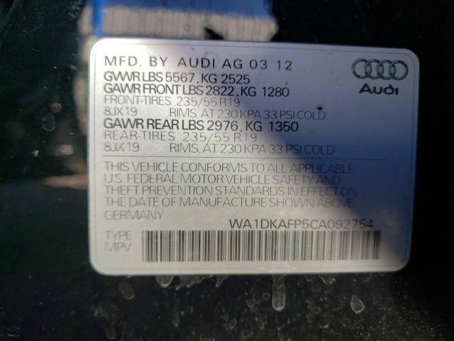 Photo 12 VIN: WA1DKAFP5CA092754 - AUDI Q5 