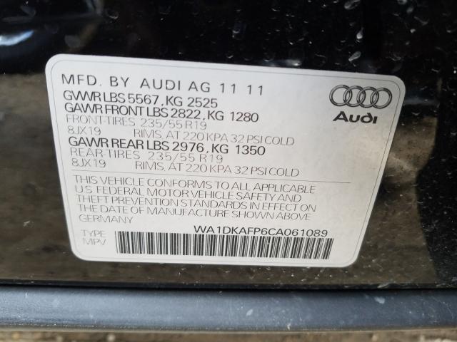 Photo 9 VIN: WA1DKAFP6CA061089 - AUDI Q5 PREMIUM 