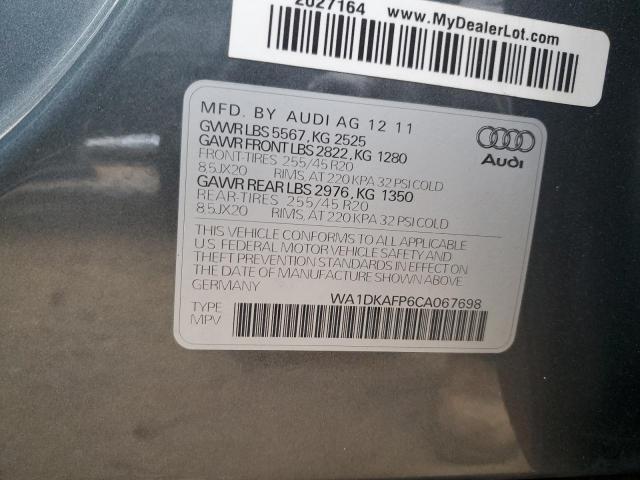 Photo 12 VIN: WA1DKAFP6CA067698 - AUDI Q5 PREMIUM 