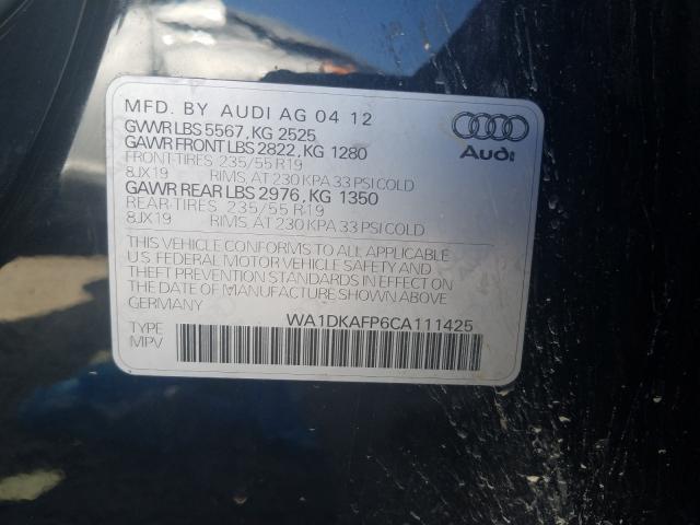 Photo 9 VIN: WA1DKAFP6CA111425 - AUDI Q5 PREMIUM 