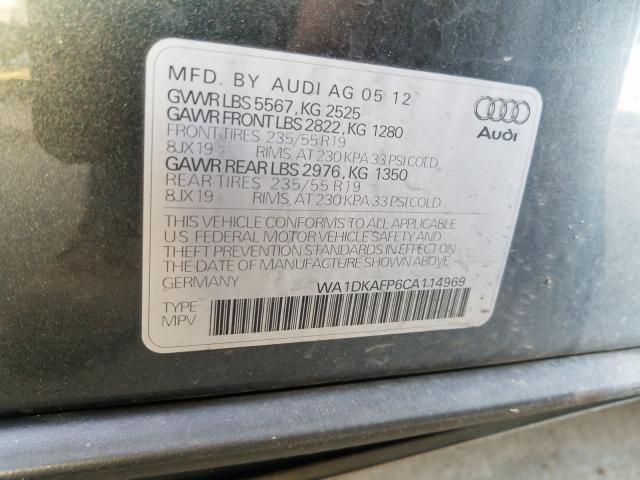 Photo 9 VIN: WA1DKAFP6CA114969 - AUDI Q5 PREMIUM 