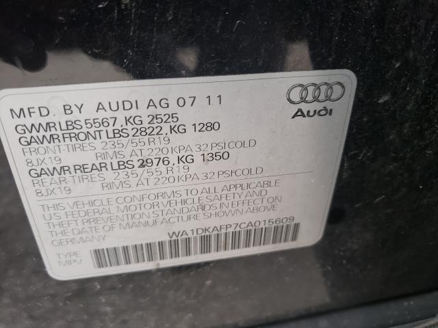 Photo 9 VIN: WA1DKAFP7CA015609 - AUDI Q5 