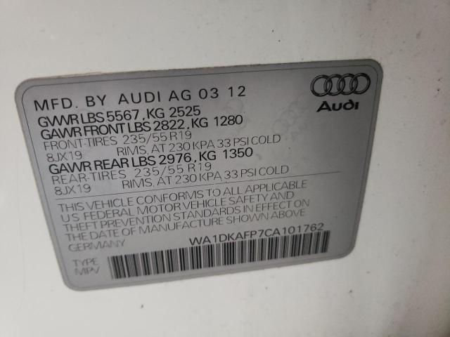 Photo 12 VIN: WA1DKAFP7CA101762 - AUDI Q5 PREMIUM 