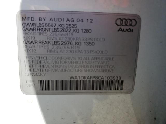 Photo 9 VIN: WA1DKAFP8CA103939 - AUDI Q5 PREMIUM 