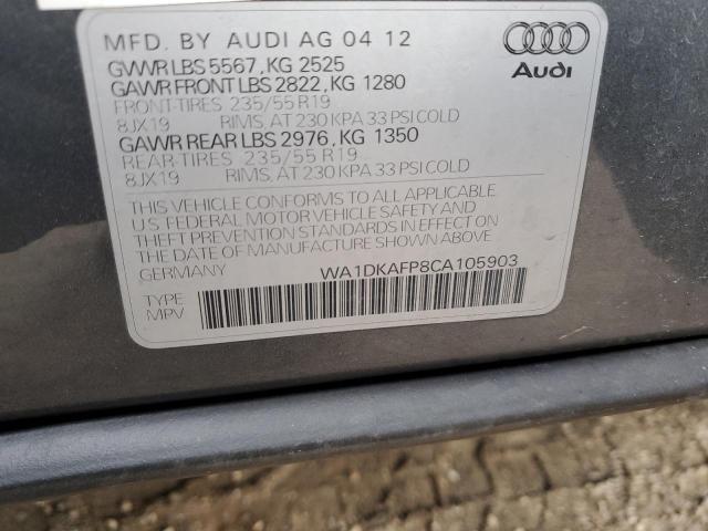 Photo 13 VIN: WA1DKAFP8CA105903 - AUDI Q5 PREMIUM 