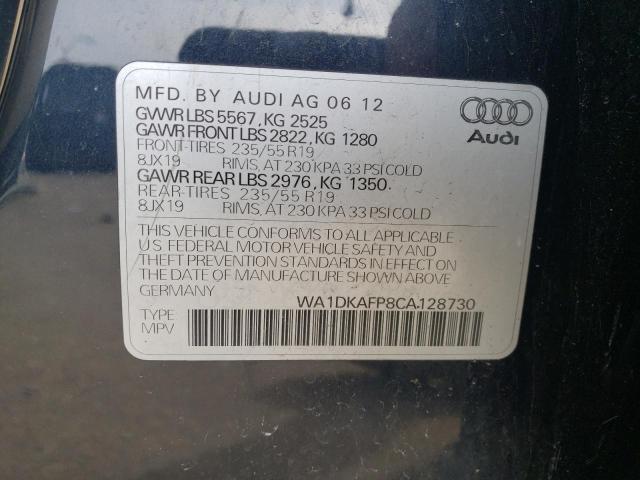 Photo 12 VIN: WA1DKAFP8CA128730 - AUDI Q5 PREMIUM 