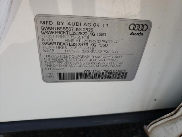 Photo 9 VIN: WA1DKAFP9BA103804 - AUDI Q5 PREMIUM 