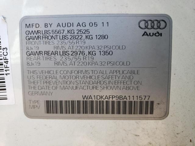 Photo 12 VIN: WA1DKAFP9BA111577 - AUDI Q5 PREMIUM 